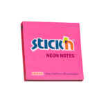 Samolepljivi blok neon pink, 100 listova